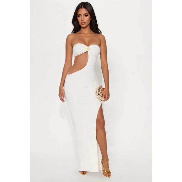 Fashion Nova Dresses & Skirts - Nia Bandage Maxi Dress  NWT